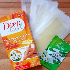 Инструкция по применению восковых полосок Deep Depil