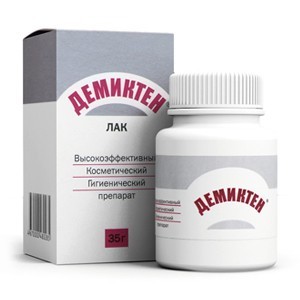 Противогрибковый лак Демиктен: инструкция по применению