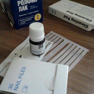 Инструкция по применению Экзоролфинлака для лечения грибка