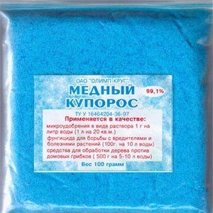 Лечение грибка ногтей медным купоросом