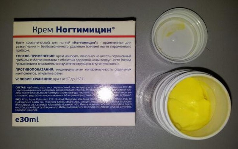Как использовать крем Ногтимицин для лечения грибка ногтей