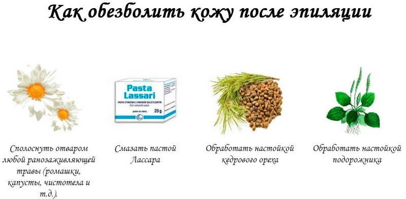 Что делать после эпиляции воском