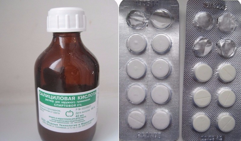 Лечение грибка ногтей и стоп Салициловой кислотой