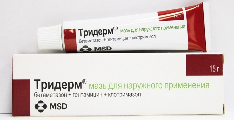 Мазь Тридерм от грибка ногтей: показания к применению