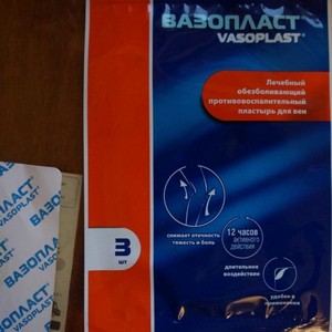 Пластырь Вазопласт для вен: инструкция по применению