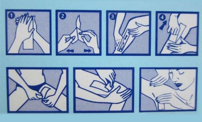 Как правильно пользоваться восковыми полосками для депиляции