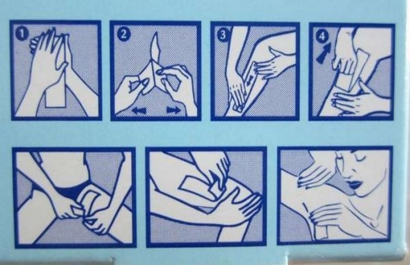 Как пользоваться восковыми полосками Veet